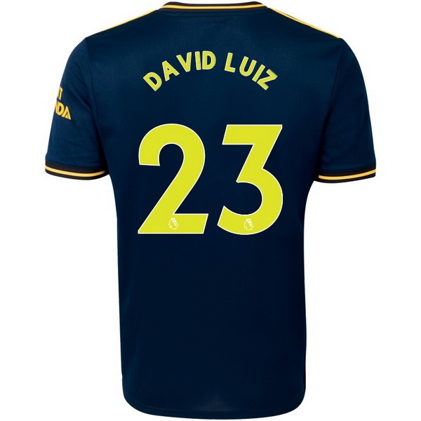 Camiseta Arsenal NO.23 David Luiz Tercera equipo 2019-20 Azul